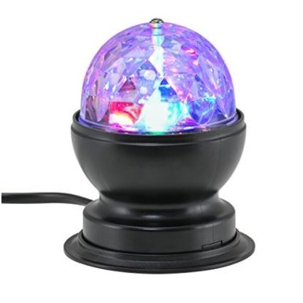 Briloner 7347-015 - LED Lampa stołowa disco kula DISCO LIGHT 1xE27/3W/230V