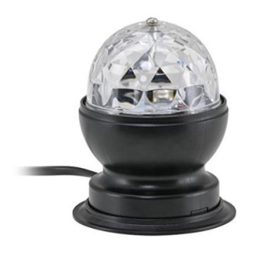 Briloner 7357-015 - LED Lampa stołowa disco kula DISCO LIGHT 1xE27/3W/230V