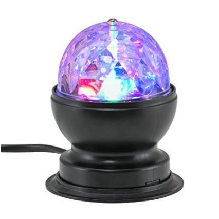 Briloner 7357-015 - LED Lampa stołowa disco kula DISCO LIGHT 1xE27/3W/230V