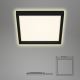 Briloner 7362-015 - LED Plafon CADRE LED/18W/230V 29,6x29,6 cm czarny