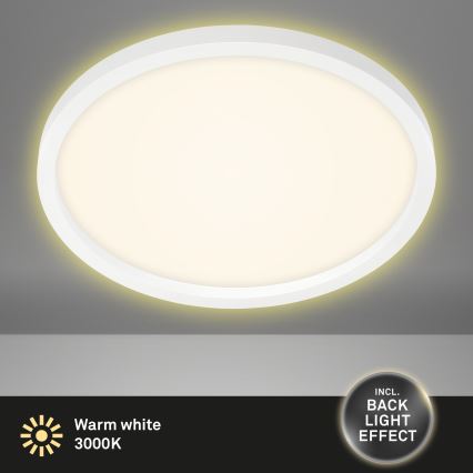 Briloner 7363-016 - LED Plafon CADRE LED/22W/230V d. 42,5 cm biały