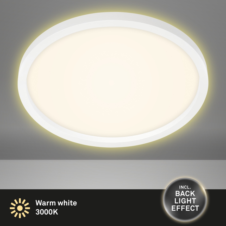 Briloner 7363-016 - LED Plafon CADRE LED/22W/230V d. 42,5 cm biały