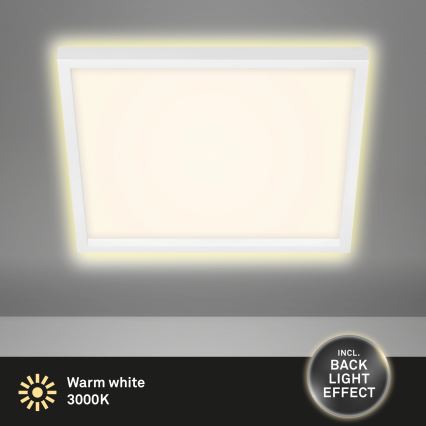 Briloner 7364-016 - LED Plafon CADRE LED/22W/230V 42,2x42,2 cm biały