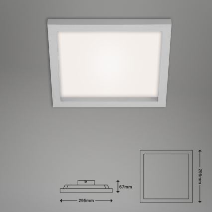 Briloner 7370-014 - LED Plafon ściemnialny LED/18W/230V 3000-6500K + Pilot zdalnego sterowania