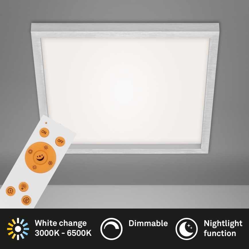Briloner 7371-014 - LED Plafon ściemnialny LED/24W/230V 3000-6500K + Pilot zdalnego sterowania