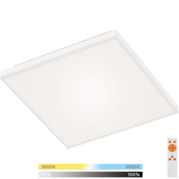 Briloner 7378-016 - LED Panel ściemnialny LED/12W/230V 3000/4000/6500K + pilot zdalnego sterowania