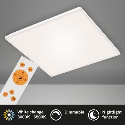 Briloner 7378216 - LED Panel ściemnialny LED/38W/230V 3000-6500K + zdalne sterowanie