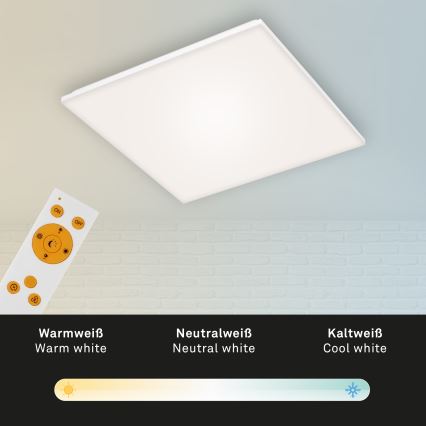 Briloner 7378216 - LED Panel ściemnialny LED/38W/230V 3000-6500K + zdalne sterowanie