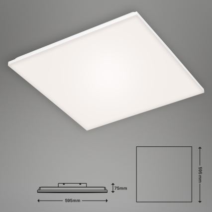 Briloner 7378216 - LED Panel ściemnialny LED/38W/230V 3000-6500K + zdalne sterowanie