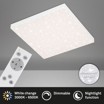Briloner 7381-116 - LED Plafon ściemnialny STARRY SKY LED/24W/230V 3000-6500K + zdalne sterowanie