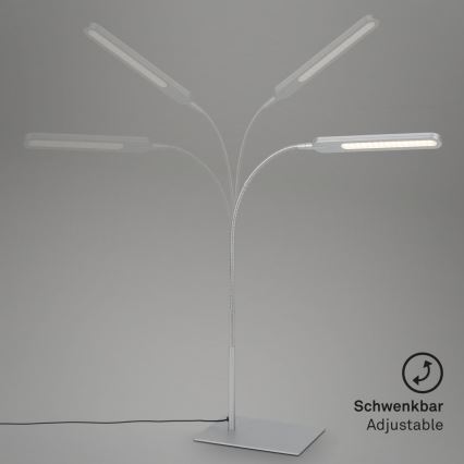 Briloner 7389-014 - LED Ściemnialna dotykowa elastyczna lampa stołowa SERVO LED/8W/230V 3000/4000/6500K