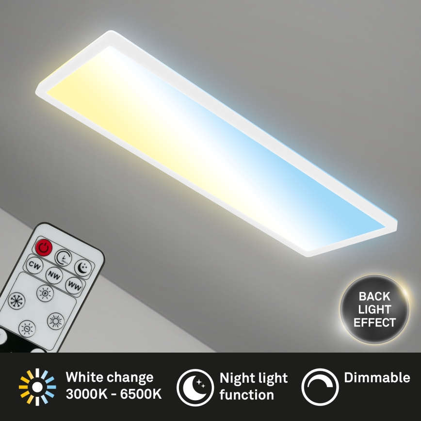 Briloner 7403-016 - LED Plafon ściemnialny SLIM LED/23W/230V 2700-6500K + Pilot zdalnego sterowania