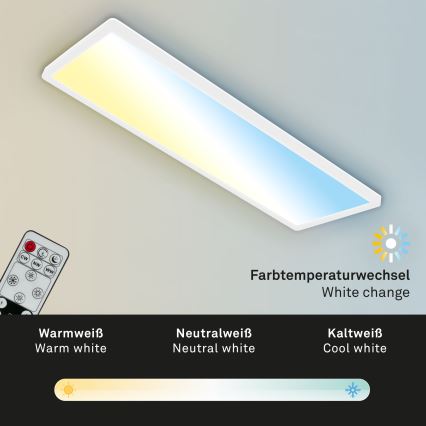 Briloner 7403-016 - LED Plafon ściemnialny SLIM LED/23W/230V 2700-6500K + Pilot zdalnego sterowania