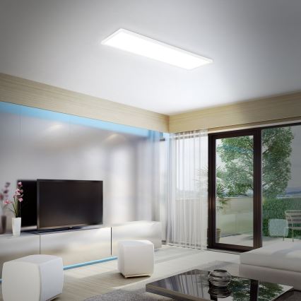 Briloner 7404-016 - LED RGBW ściemnialny natynkowy panel LED/22W/230V 4000K + pilot zdalnego sterowania