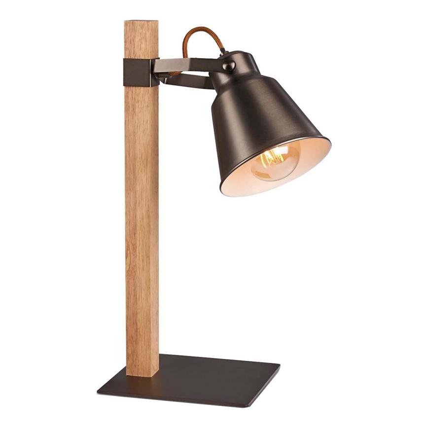 Briloner 7406-014 - Lampa stołowa TALE 1xE27/25W/230V brązowa