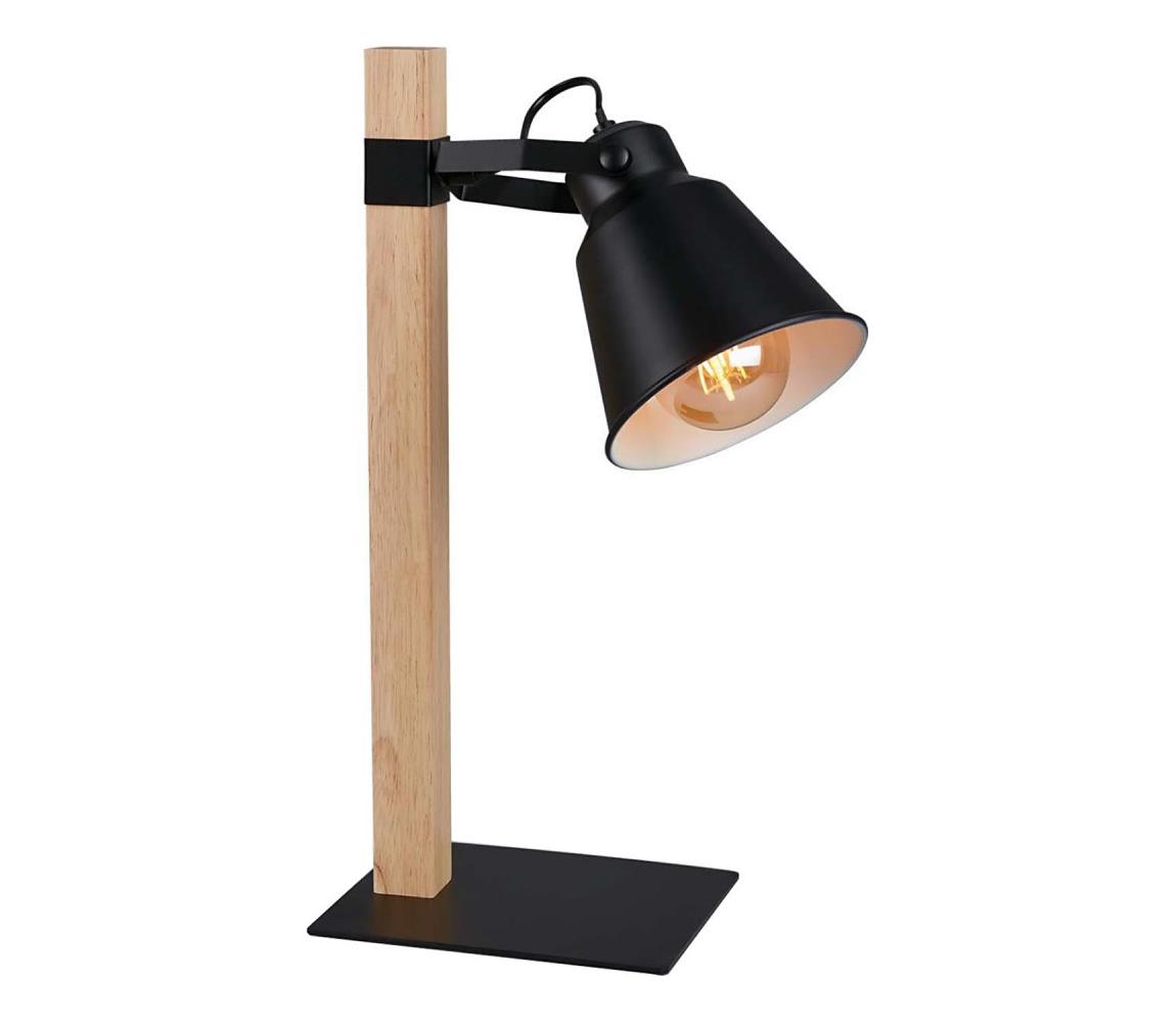 Briloner 7406-015 - Lampa stołowa TALE 1xE27/25W/230V czarna