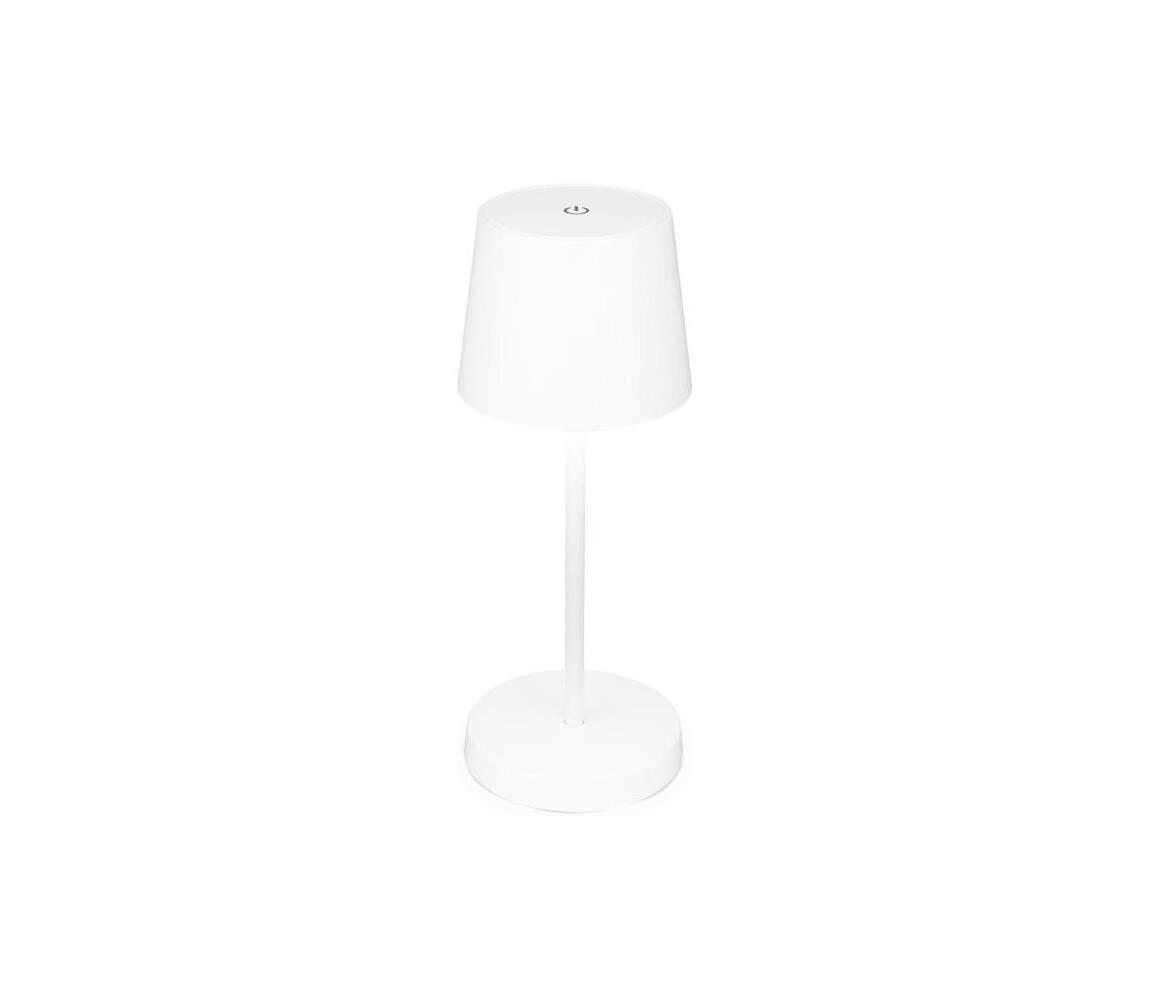 Briloner 7423016 - LED Ściemnialna akumulatorowa lampa stołowa LED/2,6W/5V IP44 biała