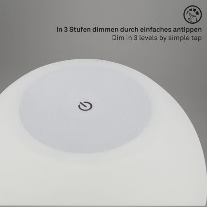 Briloner 7439-014 - LED zewnętrzna ściemnialna lampa akumulatorowa LED/3W/5V IP44