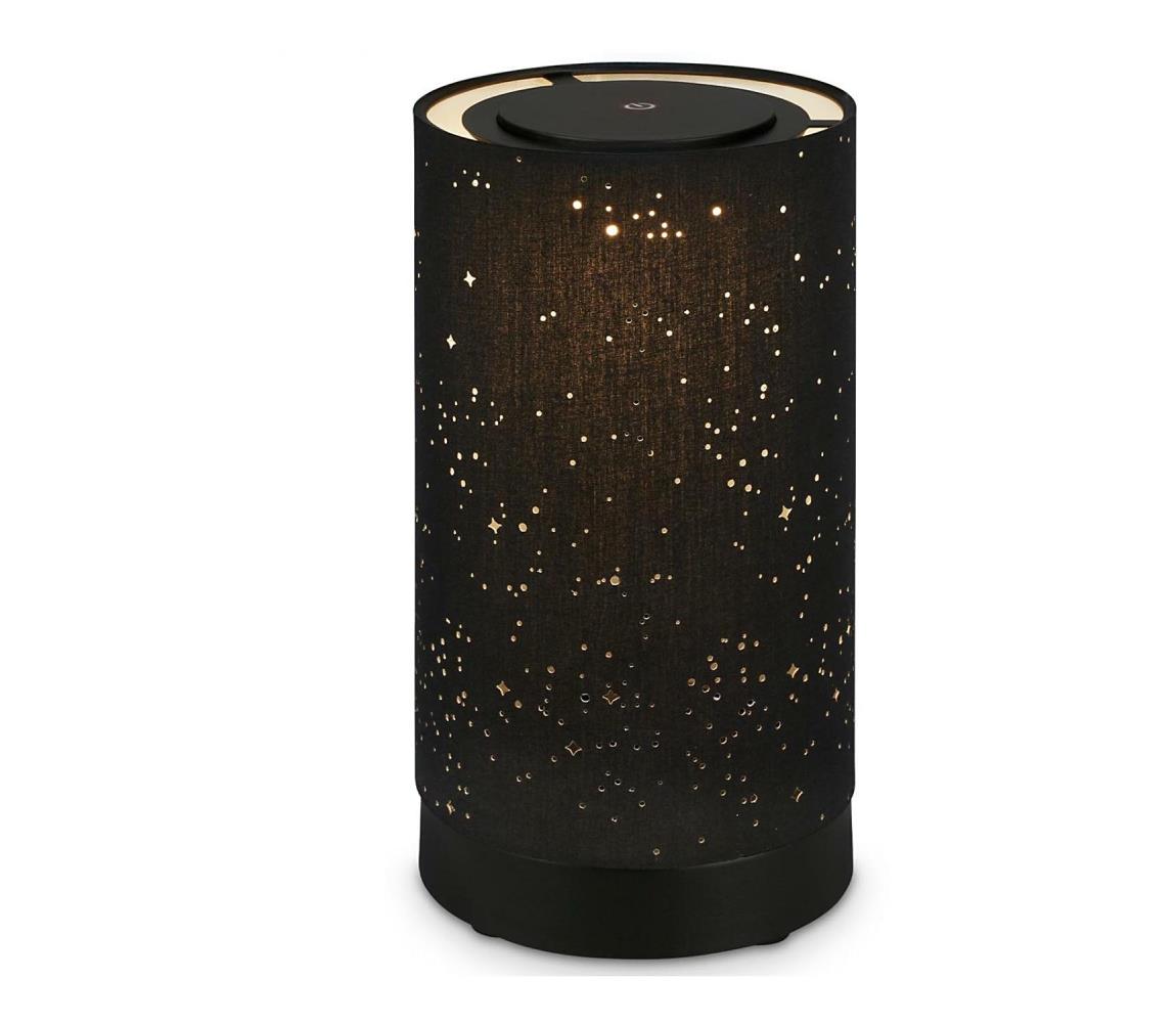 Briloner 7449-015-LED Ściemnialna lampa zewnętrzna STARRY SKY LED/3W/5V IP44 czarna