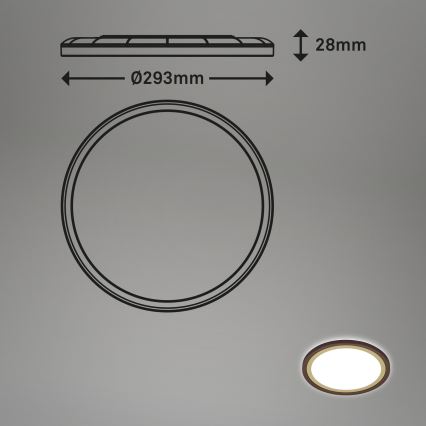 Briloner 7454-417 - LED Plafon DECO LED/18W/230V