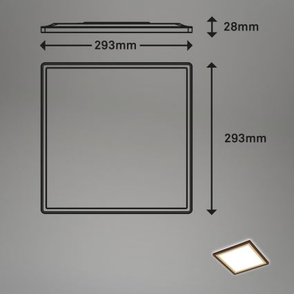 Briloner 7457-417 - LED Plafon DECO LED/18W/230V