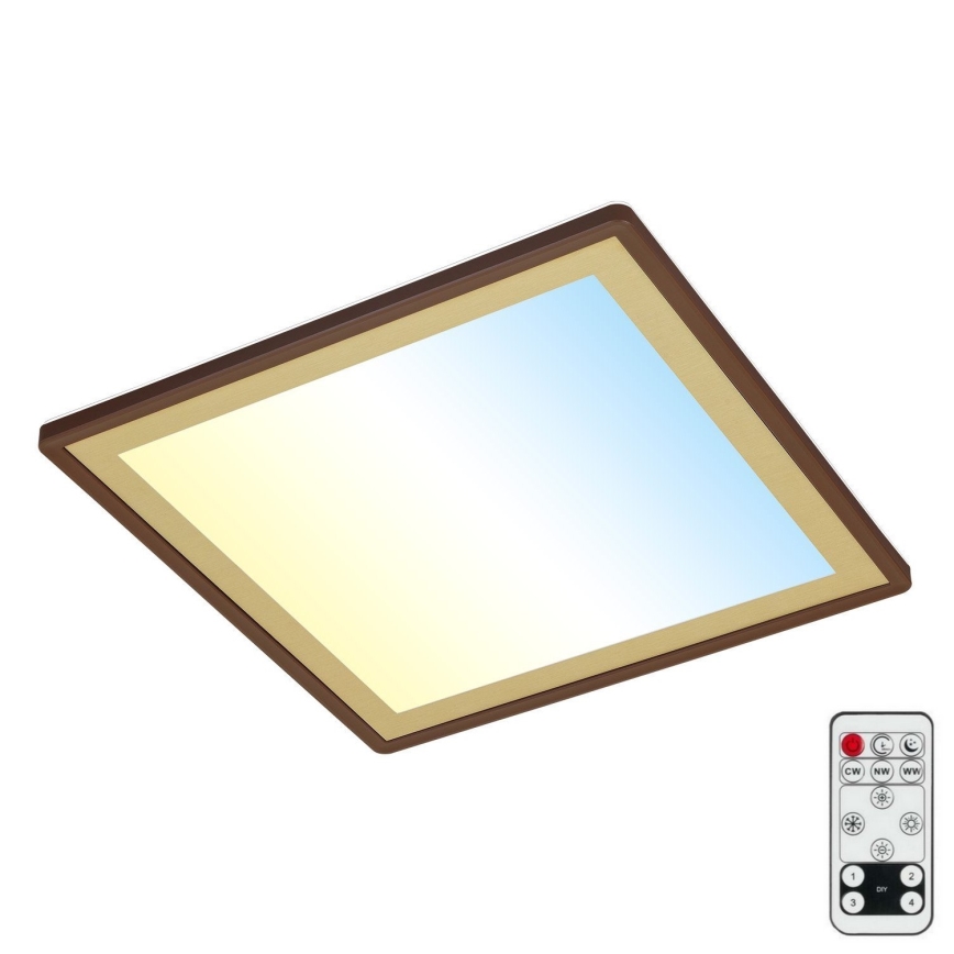 Briloner 7459-417 - LED Plafon ściemnialny DECO LED/24W/230V 2700-6500K + pilot zdalnego sterowania