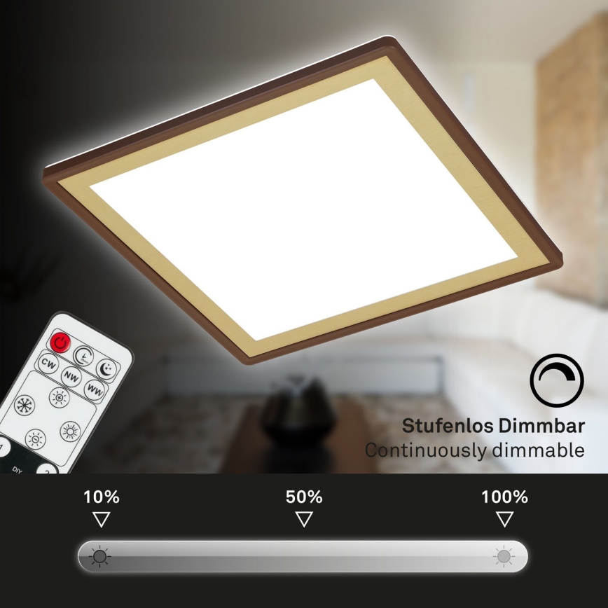 Briloner 7459-417 - LED Plafon ściemnialny DECO LED/24W/230V 2700-6500K + pilot zdalnego sterowania