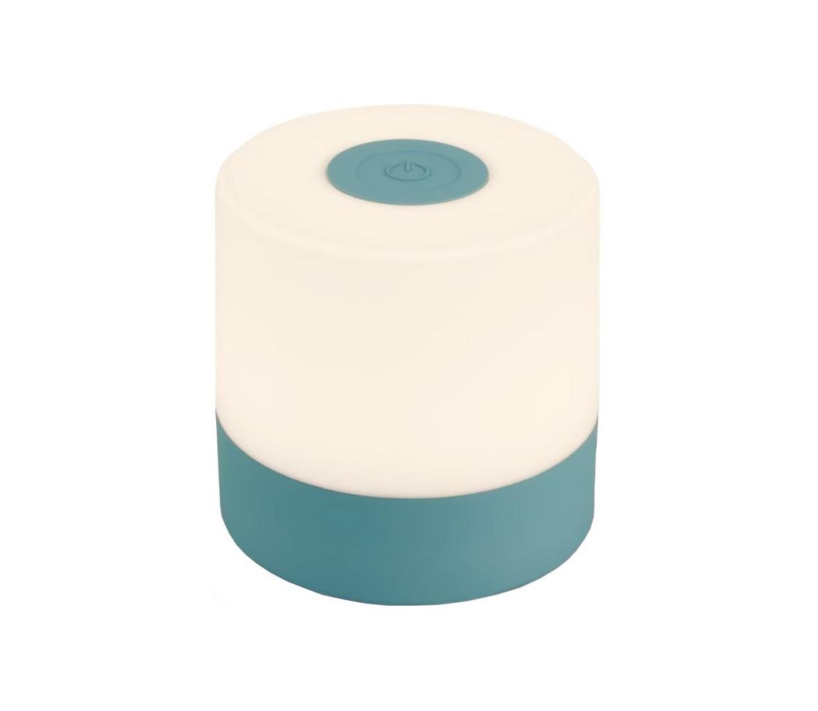 Briloner 7461010 - LED Ściemnialna akumulatorowa lampa stołowa LED/2W/5V IP44 niebieska