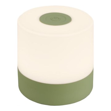 Briloner 7461019 - LED regulowana ładowalna lampa stołowa zewnętrzna LED/2W/5V IP44 1200 mAh zielona