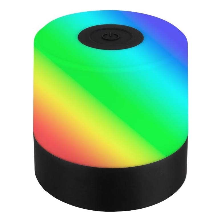 Briloner 7462015 - LED RGB akumulatorows zewnętrzna lampa stołowa LED/1,5W/5V IP44 1200 mAh czarny