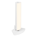 Briloner 7474-016 - LED Ściemnialna akumulatorowa zewnętrzna lampa stołowa 2w1 LED/7W/5V 2200 mAh USB 3000K IP44 biała