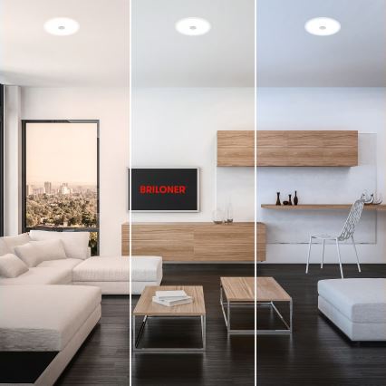 Briloner 7482019 - LED wpuszczana oprawa sufitowa do łazienki LED/14W/230V 3000/4000/6500K IP44 biała