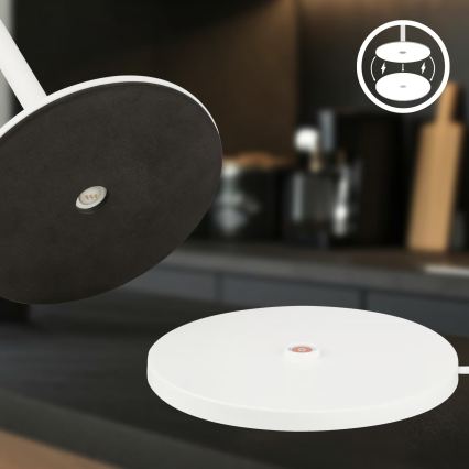 Briloner 7517016 - LED RGBW ściemnialna ładowalna zewnętrzna lampa stołowa CILANO LED/3W/5V IP44 2000 mAh biała