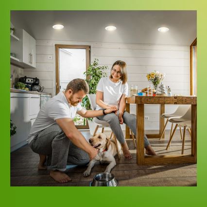Briloner 7586036 - ZESTAW 3x wpuszczanych opraw sufitowych do łazienki KLIRA LED/4,9W/230V 2500/3000/4000K IP23 biały
