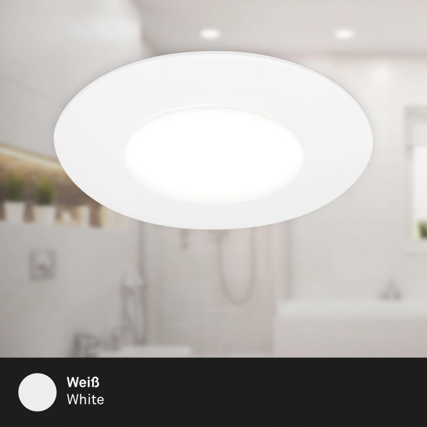 Briloner 7598036 - ZESTAW 3x LED Łazienkowa oprawa wpuszczana LED/4,9W/230V IP44 2700/4000/6500K biały