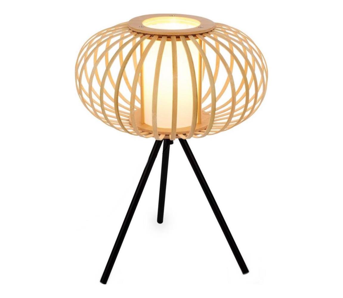 Briloner 7759011 - Lampa stołowa 1xE27/10W/230V bambus