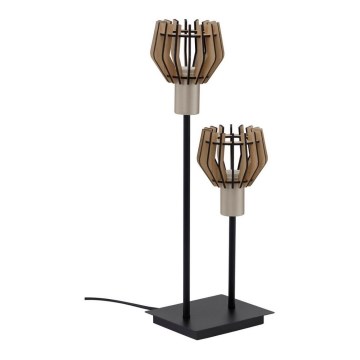 Briloner 7812-025 - Lampa stołowa NATURE 2xE14/5,5W/230V