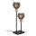 Briloner 7812-025 - Lampa stołowa NATURE 2xE14/5,5W/230V