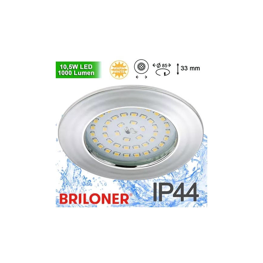 Briloner 8310-019 - LED Łazienkowa oprawa wpuszczana LED/10,5W/230V IP44