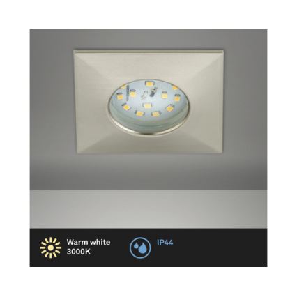 Briloner 8313-012 - LED Łazienkowa oprawa wpuszczana LED/5W/230V IP44 matowy chrom