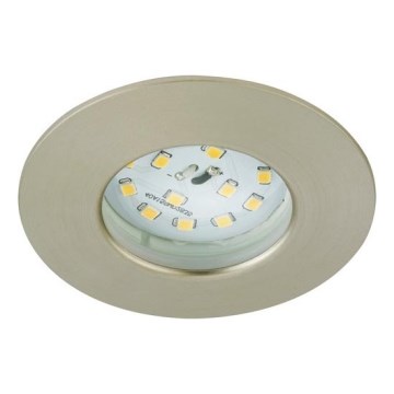 Briloner 8316-012 - ściemnialna wpuszczana oprawa łazienkowa LED/5,5W/230V IP44 matowy chrom