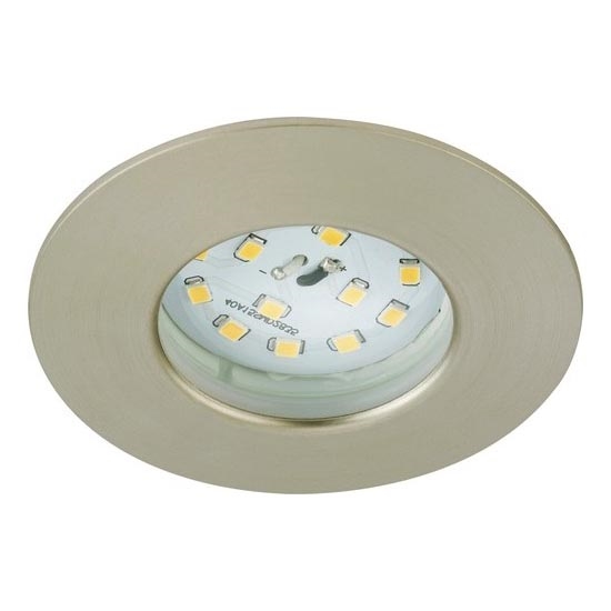 Briloner 8316-012 - ściemnialna wpuszczana oprawa łazienkowa LED/5,5W/230V IP44 matowy chrom