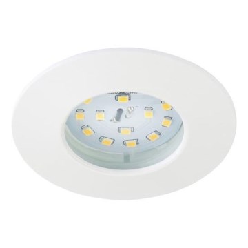Briloner 8316-016 - ściemnialna wpuszczana oprawa sufitowa LED do łazienki LED/5,5W/230V IP44 biała