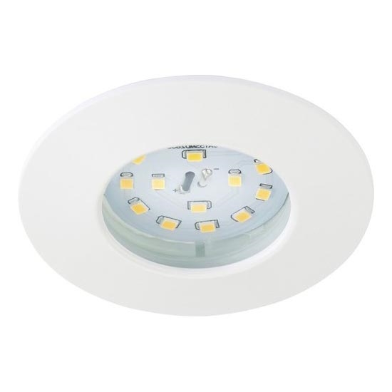 Briloner 8316-016 - ściemnialna wpuszczana oprawa sufitowa LED do łazienki LED/5,5W/230V IP44 biała