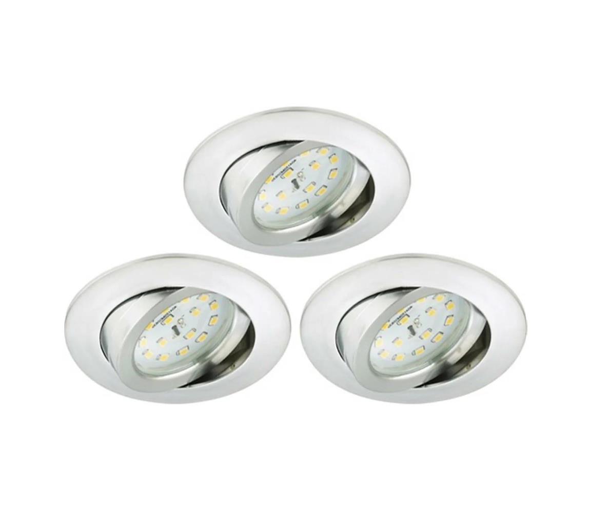 Briloner 8317-039-ZESTAW 3x LED Ściemnialne oświetlenie łazienkowe LED/5,5W/230V IP23