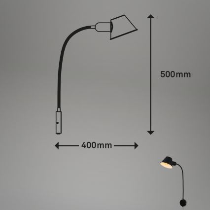 Briloner - Kinkiet BRELLO 1xE27/10W/230V
