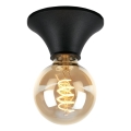 Briloner - Lampa sufitowa łazienkowa 1xE27/10W/230V IP44 czarna