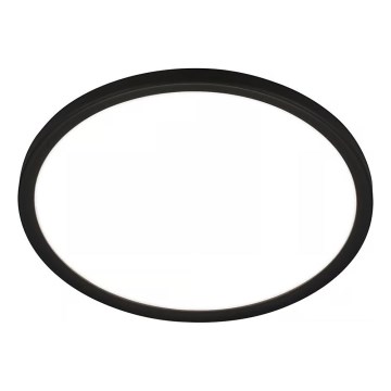 Briloner - LED lampa sufitowa do łazienki z czujnikiem ruchu MOVE LED/18W/230V IP44 śr. 29 cm czarna