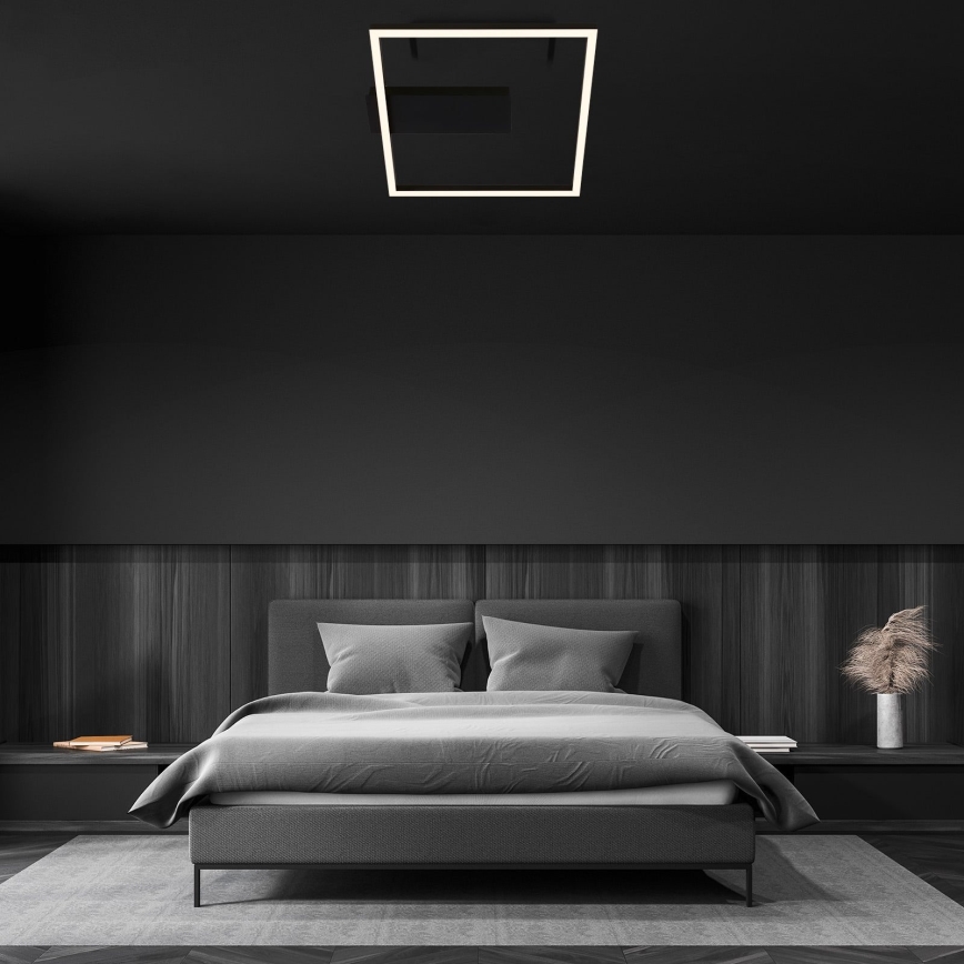 Briloner - LED oprawa sufitowa FRAME LED/14W/230V 3000K 30x32 cm czarna