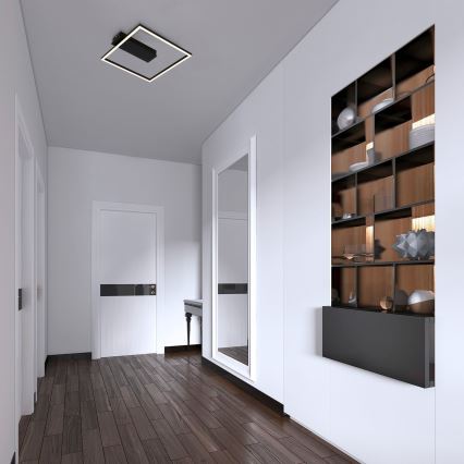 Briloner - LED oprawa sufitowa FRAME LED/14W/230V 3000K 30x32 cm czarna